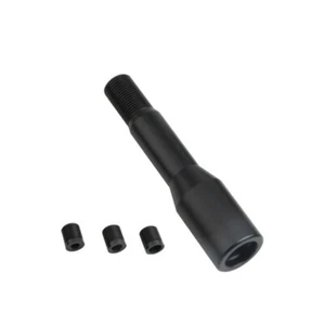 130mm Shift Knob Extension Rod Stick Adapter Fit Manual Gear Shifter Lever Black - Picture 1 of 8