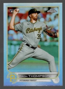 2022 Zach Thompson Topps Chrome Baseball Rookie RC Refractor Pirates #30 - Picture 1 of 2