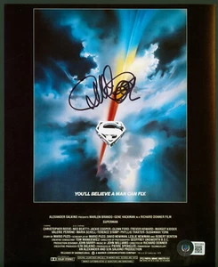 RICHARD DONNER Signed 8x10 Superman Movie Poster Photo Director Beckett BAS - Picture 1 of 1