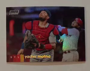 Yadier Molina (Cardinals) 2020 Topps Stadium Club Chrome REFRACTOR - Picture 1 of 1