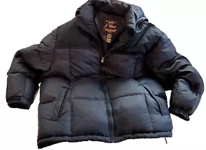 G-Unit Jacket Mens 3XL Quilted Down Puffer Heavy Cold Black Vintage y2K Big Tall - Picture 1 of 7