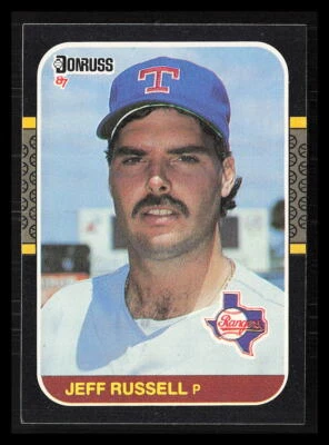 Jeff Russell 1987 Donruss #550  Texas Rangers - Image 1 of 2