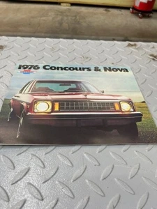 1976 Chevrolet Nova full-color dealer sales brochure w/photos, specs, options - Picture 1 of 6