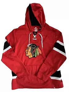 Chicago Blackhawks FANATICS Felpa con cappuccio in pizzo skate - XL - Foto 1 di 5