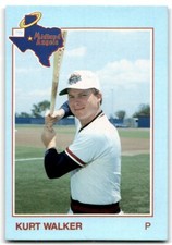 1988 Grand Slam Baseball Card Kurt Walker Midland Angels #2