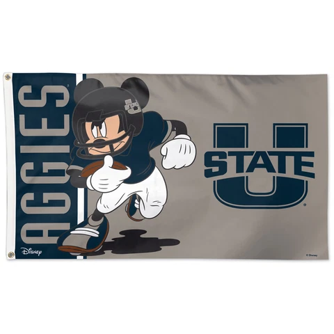 WinCraft Utah State Aggies 3' x 5' Disney One-Sided Flag Cover