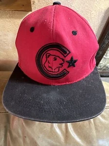 State California Republic Red Bear C Star Ball Cap Sombrero Bonito SnapBack - Imagen 1 de 16