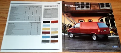 Ford Aerostar 1987 equipo/opciones de color anuncio original concesionario 87 Foto 1 de 3