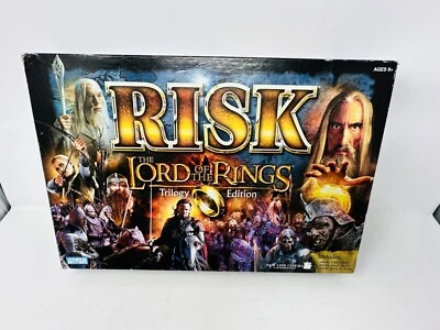 RISK Lord of the Rings Trilogy Edition Board Game w/Ring 2003 - Missing 1 Card - Image 1 of 4