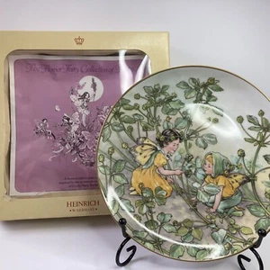The Black Medick Fairy Plate no. 1042/B Heinrich Villeroy & Boch Original Box - Picture 1 of 6