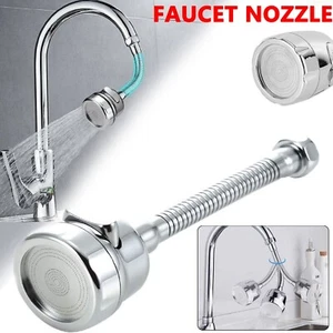 360° Swivel Tap Faucet Nozzle Aerator Kitchen Sink Extension Attachment New AU - Picture 1 of 10
