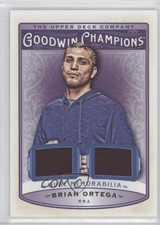2019 Upper Deck Goodwin Champions Memorabilia Dual Swatch Brian Ortega #M2-BO