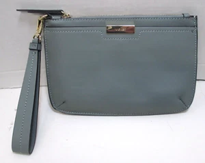 Nine West Handgelenk Geldbörse Tasche grün durchgehender Reißverschluss - gebraucht - Bild 1 von 3