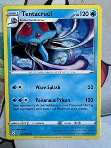 Tentacruel Non Holo English Pokemon TCG BKU586 - Picture 1 of 1
