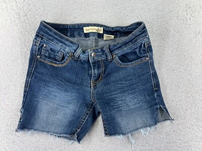 Pantalones Cortos Paris Azul Mujer 5 Azul Denim Jean Bolsillos Corte Mezcla Algodón 26x5 Foto 1 de 4