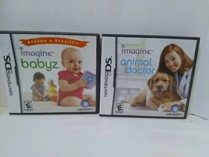 Imagine Babyz & Animal Doctor Nintendo DS Complete Video Game FUN Kids Learning - Picture 1 of 12