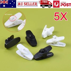 5 pcs Cable Wire Lapel Clip Organizer Mount Lavalier Earphone Headphone Clamps - Afbeelding 1 van 12