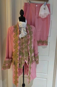 1791's lady -Men's Victorian Fancy Outfit 18th Century Regency Tailcoat Cosplay - Picture 1 of 22