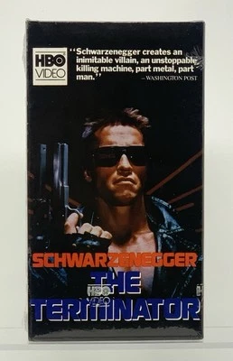 The Terminator VHS 1984 Sealed | Slipcase 1988 | HBO Home White Watermark Foto 1 de 4