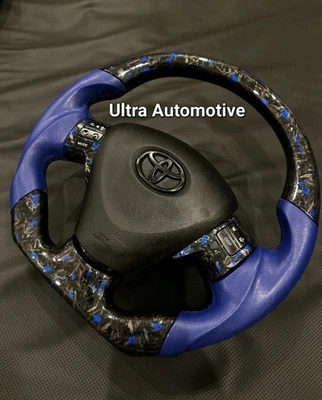 Toyota Sports Forged Steering Wheel For Tacoma, MR2, Corolla, Celica, Supra, - Image 1 of 4