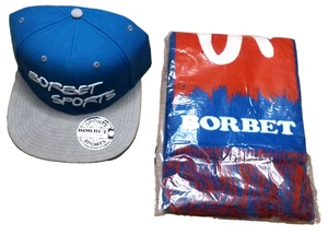 Orig. Borbet Sports Cap Mütze + Schal Felgen Tuning Design Acryl Polyester Wolle - Picture 1 of 9