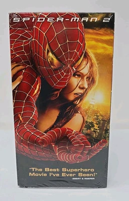 Spider-Man 2 VHS NEW SEALED 1st Release Columbia TriStar Seal & Watermark - Image 1 of 4
