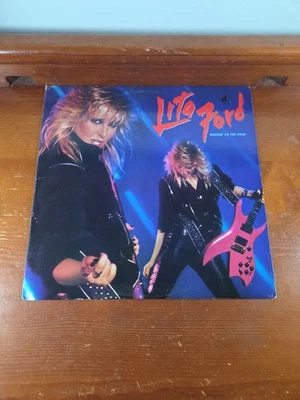LITA FORD Dancin’ On The Edge Album 1984 Vinyl LP Polygram Records 818864-1  - Image 1 of 4