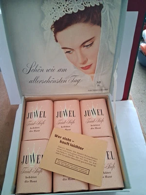  Elida Juwel 36x Seife 12 Im Schau Verkauf Karton ORIGINAL 40?er  ANTIK RARITÄT  - Bild 1 von 4