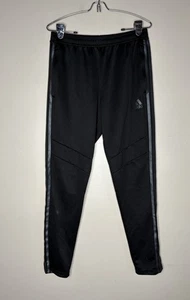 Adidas Track Jogginghose Damen M schwarz grau Streifen Fußball Reißverschlusstaschen Av1008 - Bild 1 von 11