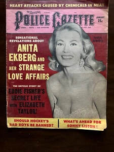 National Police Gazette Magazine 1963 January Many Great Articles - Picture 1 of 9