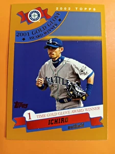 2002 Topps#704 Ichiro Suzuki Gold Glove 2nd Year - Picture 1 of 2