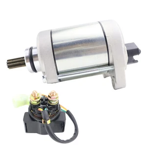 19642 Starter with Solenoid Relay for TRX250TM Fourtrax Recon TRX250TE 2008-2020 - Picture 1 of 6