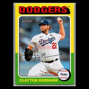 Carta Baseball Clayton Kershaw 2024 Topps Heritage Los Angeles Dodgers #386 - Foto 1 di 2
