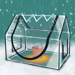 Mini Greenhouse Practical Portable for Small Plants Outdoor Indoor Balcony - Picture 1 of 4