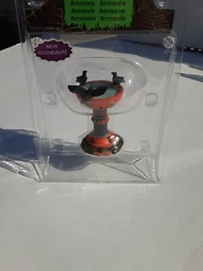 Lemax Halloween Village Spooky Town 2022 Jack Lantern Bird Bath #24943 New Pack - Picture 1 of 2