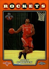 2008-09 Topps Chrome Refractors Orange #207 Joey Dorsey /499 - NM-MT