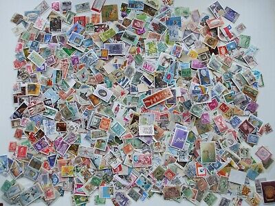 Over 1000 Loose Unsorted Worlwide Stamps Off Paper Collection, 100 Grams Sent • 6.19$