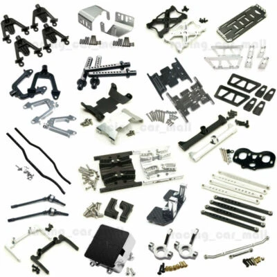 Alloy Chassis Lift Plate Skid Plate Bumper Servo Mount Links for RC Axial SCX10 - Image 1 of 4