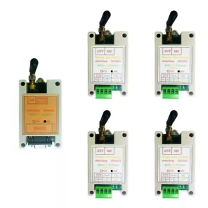 868mhz UART RS232 a RS485 RF FSK puerto serie datos inalámbrico maestro esclavo PTZ PLC - Imagen 1 de 9