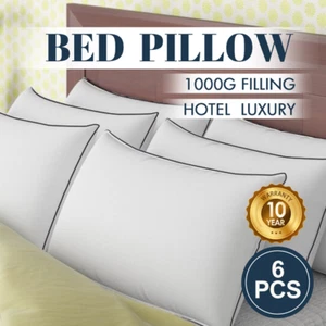 5 STARS QUEEN King Sizes Family Hotel 4 / 8 Pack Bed Pillow Medium Firm Pillows - Picture 1 of 16