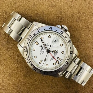 Rolex Explorer II - 16570 White Dial Pre-Owned Men's Watch- 7083 - Picture 1 of 7