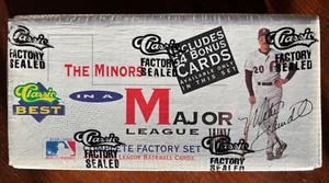1991 Classic Best Minor League Baseball Complete 450 Card Factory Sealed Set - Picture 1 of 7