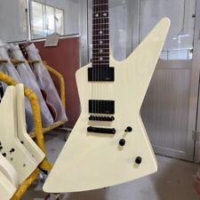 Factory Explore Electric Guitar EET FUK Inlay Mahogany Body Cream White