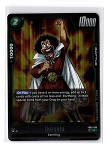DBZ - Hercule Blazing Aura FB02-098 R FOIL - NM - FRESH CARD - Picture 1 of 2