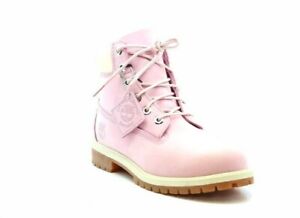 TIMBERLAND TB0A13WA661 6IN PREMWP BT P Jr's' (M) Pink Leather Waterproof Boots