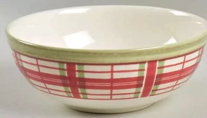 Lenox Christmas Holiday Gatherings Plaid All Purpose Bowl 6” - Picture 1 of 1