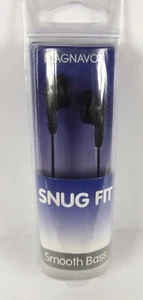 Auriculares intrauditivos Magnavox ajustados bajos suaves negros MHP4820-BK - Imagen 1 de 1