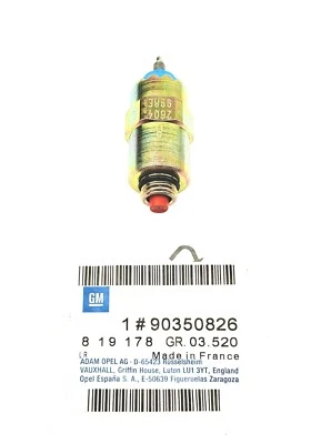 Original Opel Solenoide Bomba Vectra A, Kadett E, Astra F - 1.7D-90350826 - Imagen 1 de 4