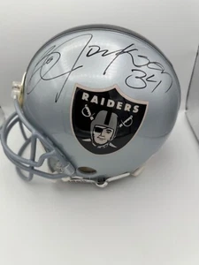 Bo Jackson Signed Los Angeles Raiders Full Size Authentic Helmet VSR4 Tristar - Picture 1 of 9