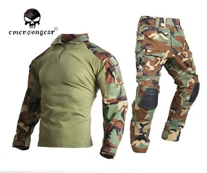 Emerson Assault Gen3 Combat Shirt Pants Suit Airsoft Tactical bdu Uniform WL - Picture 1 of 6